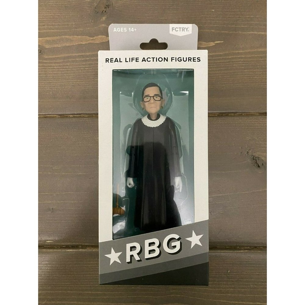 Justice Ruth Bader Ginsburg RBG Real Life Action Figure Doll NEW BOX Collectible